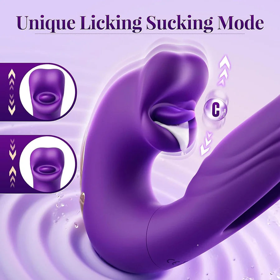 💖 2026 AI Smart G-Spot Massager with APP Control ✨ 7 Pulse Modes & 5 Tongue Teasing Patterns + Surprise Gift Included