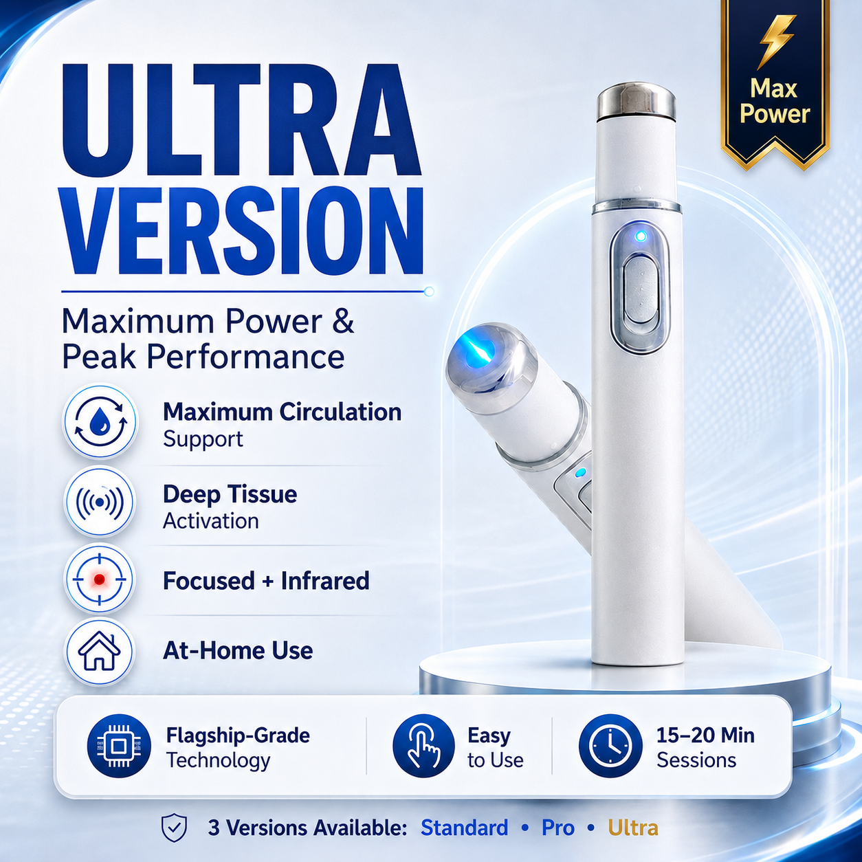 Shockwave Therapy Device. ——  Restore Blood Flow • Relieve Pain • Support Men's Performance